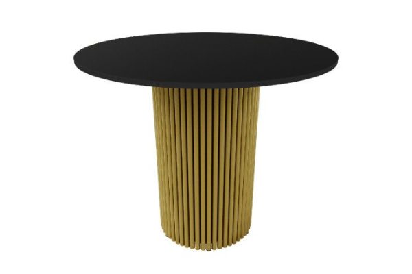 Стол Trubis Wood с трубчатым подстольем 90х75х90 см