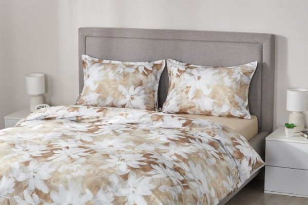Комплект постельного белья ESTUDI BLANCO Marisela Сатин 150х215 см, 1,5 спальный