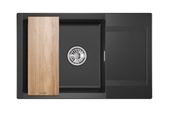 Мойка врезная GRANULA Estetica 7807 с крылом 78х50х22 см
