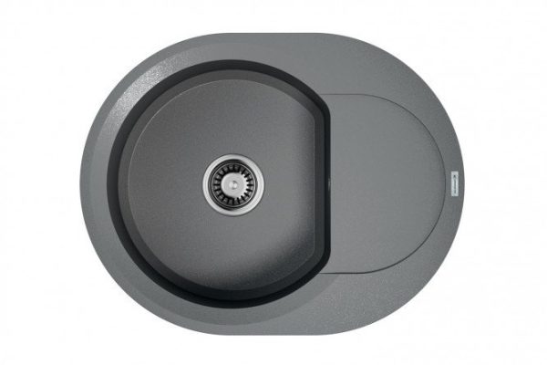 Мойка врезная с крылом OMOIKIRI Sakaime 60E-GR 4993544, серый 60х47х19.5 см