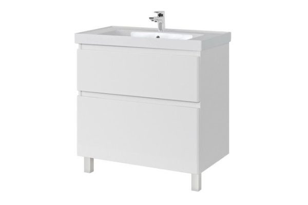 Тумба напольная Sanstar Riana 365.1-1.5.1. 86.6 см, цвет каркаса белый, фасада белый
