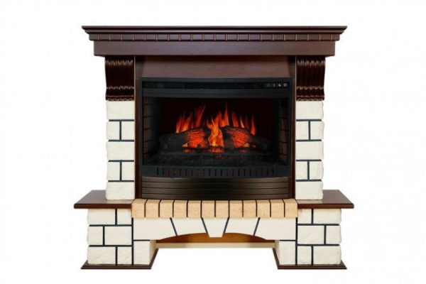 Каминокомплект Royal Flame Pierre Luxe с очагом Dioramic 25 FX т.д.