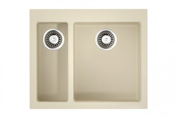 Мойка врезная OMOIKIRI Bosen 59-2-BE 4993150, ваниль 59х50х20 см