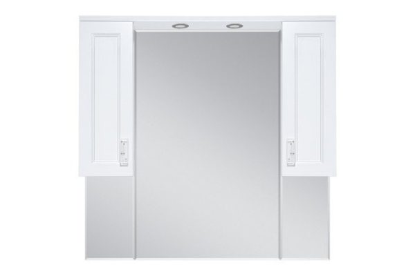 Зеркало-шкаф Дива 105 П-Див04105-013 с LED-подсветкой 104х100х16 см, Правый