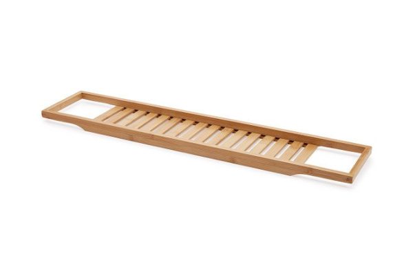 Полка на ванну BERKRAFT Bamboo 66.5x2.5x14 см