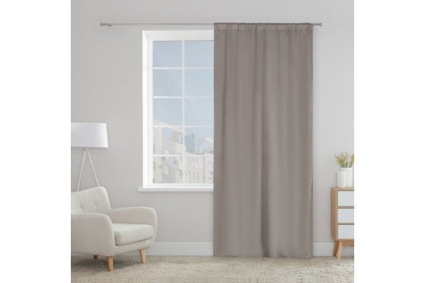 Штора MICASA Janelle 145х260 см, 1 шт., цвет бежевый