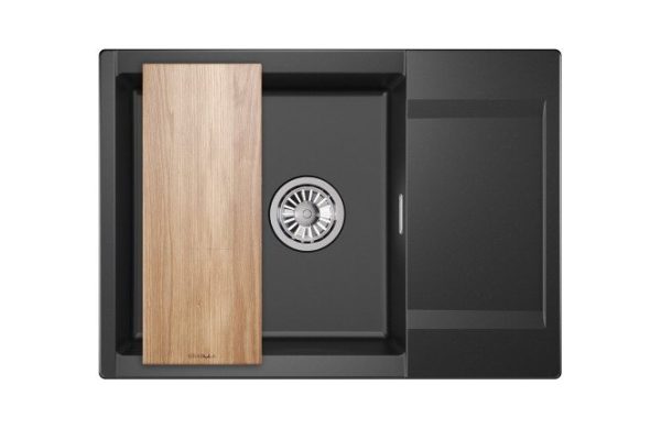 Мойка врезная GRANULA Estetica 7003 с крылом 70х50х22 см