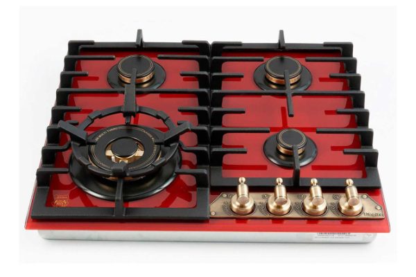 Газовая панель KCG 6335 RotEm Turbo, красный 58 см