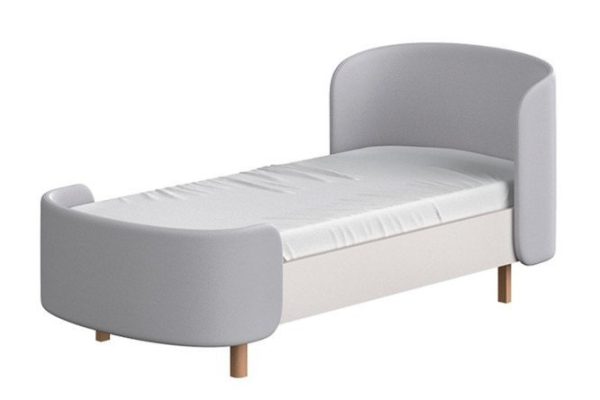 Кровать подростковая Kidi soft 80х200 см цвет белый, серый