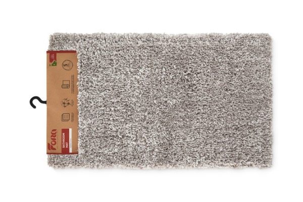 Коврик для ванной комнаты Fluffy 60x100 см, Микрофибра