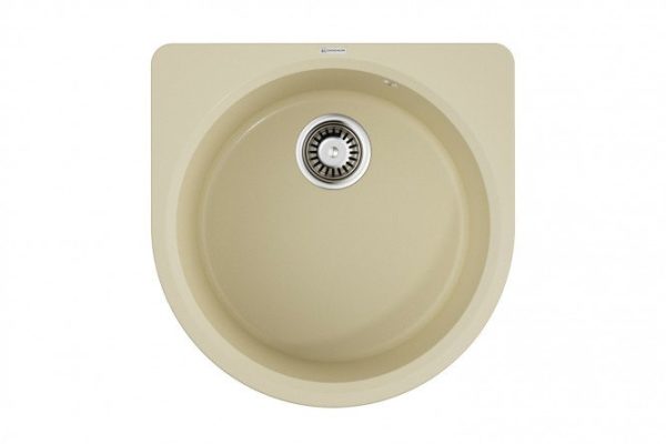 Мойка врезная OMOIKIRI Akegata 51-BE 4993752, ваниль 51х51х19 см