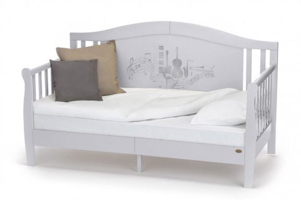 Кровать-диван детская Stanzione Verona Div Musica monsone 80х160 см цвет муссон