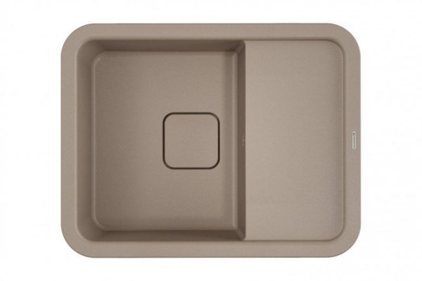 Мойка врезная с крылом OMOIKIRI Tasogare 65-SA 4993495, бежевый 65х51х19 см