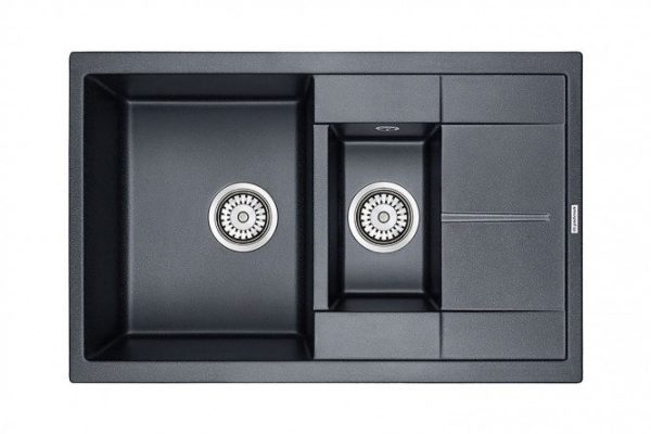 Мойка врезная с крылом PAULMARK Feste PM237850-BLM 77.5х49.5х19.5 см