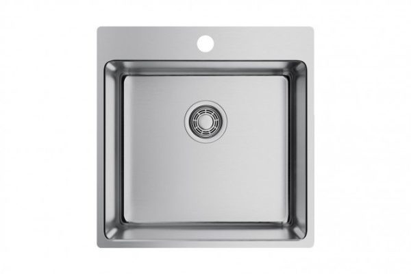 Мойка врезная OMOIKIRI Amadare 50-IN 4993766, нержавеющая сталь 50х50х19 см