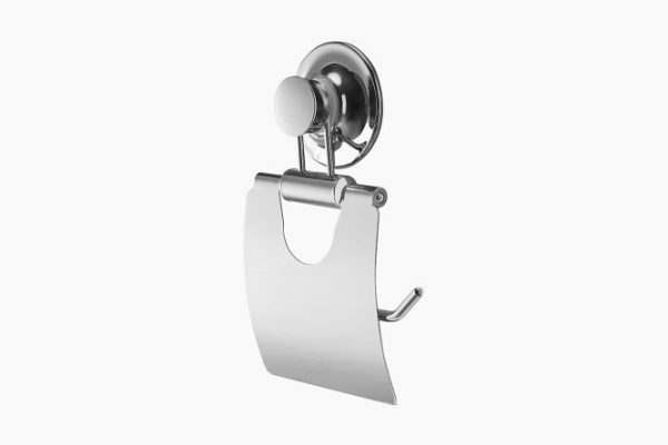 Держатель туалетной бумаги настенный Ring Lock крепление Вакуумная присоска