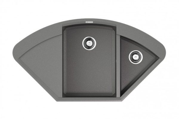 Мойка врезная с крылом OMOIKIRI Sakaime 105C-GR 4993576, серый 105х57.5х21 см
