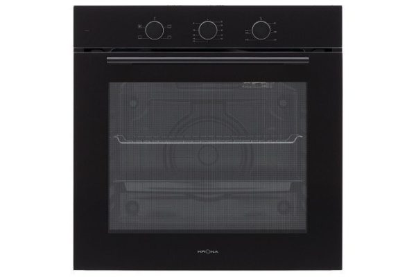 Электрический духовой шкаф KRONAsteel Element 60 BL/BL KROE067, чёрный 59.5х59.5х56.7 см