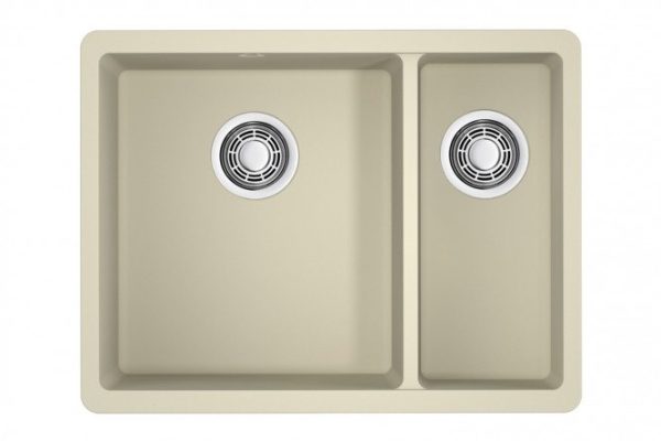Мойка врезная OMOIKIRI Kata 55-2-U-BE 4993387, ваниль 55х42х20 см