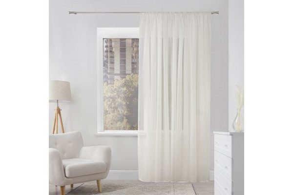 Тюль MICASA Amanda 500х280 см, 1 шт., цвет бежевый