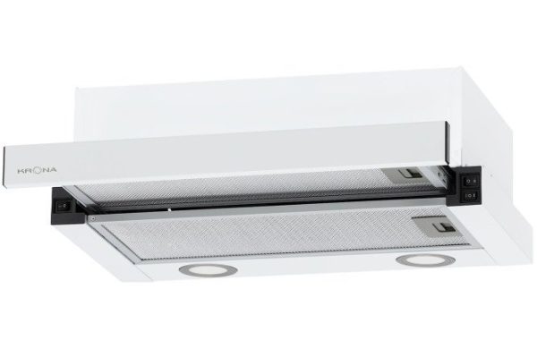 Вытяжка KRONAsteel Kamilla T 500 white цвет белый, 49.7х16.2х30 см