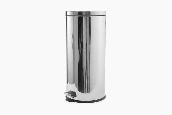 Бак для мусора с крышкой BERKRAFT Basic 29.5x62.5x36 см, 30 л