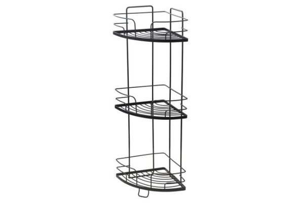 Полка угловая 3-ярусная BERKRAFT Loft 20x66x20 см