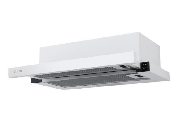 Вытяжка LEX Hubble G 500 WHITE цвет белый, 50х17х28 см
