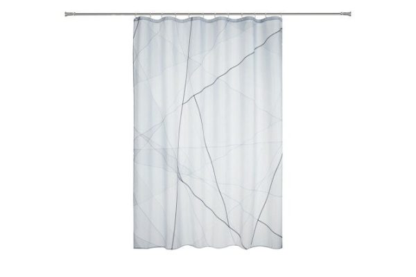 Штора для ванной комнаты MICASA Stripes Полиэстер, 200x200 см