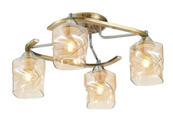 Люстра CITILUX Плутон 14 кв.м., 52x26.5x52 см, E27