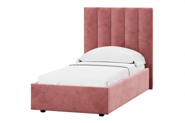 Кровать Ingrid 90х200 см цвет тёмно-розовый