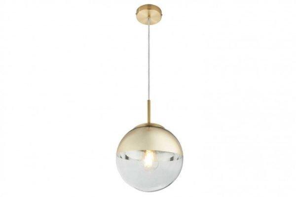 Светильник подвесной TOPLIGHT Glass золотой 2 кв.м., 25х120х25 см, E27
