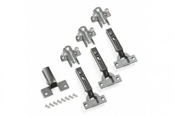 Петли Hettich Intermat 9943 с амортизатором 110 градусов 3 шт. для шкафа-пенала