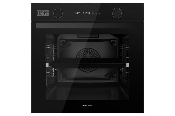 Электрический духовой шкаф KRONAsteel Nero max 60 bl/bl, чёрный 59.5х59.5х56.7 см