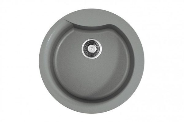 Мойка врезная OMOIKIRI Yasugata 48R-GR 4993547, серый 48.5х48.5х21 см