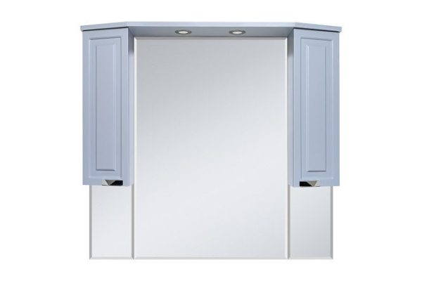 Зеркало-шкаф Терра 110 П-Тер02110-0501 с LED-подсветкой 110х100х21 см, Универсальный