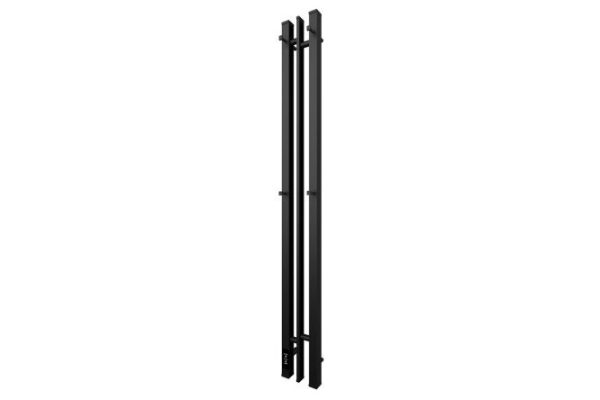 Полотенцесушитель электрический POINT Фрея П2, чёрный PN20712B 13х120х10.5 см