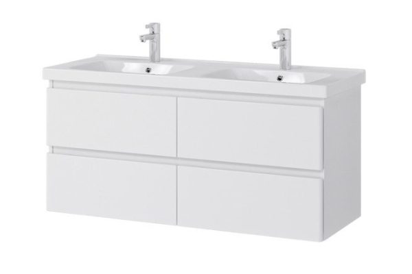 Тумба подвесная Sanstar Riana 317.1-1.5.1. 121 см, цвет каркаса белый, фасада белый