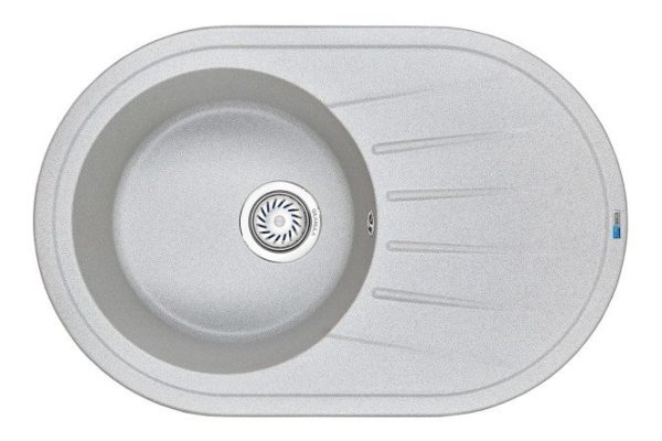 Мойка врезная с крылом GRANULA Standart 7601 76х50х20 см