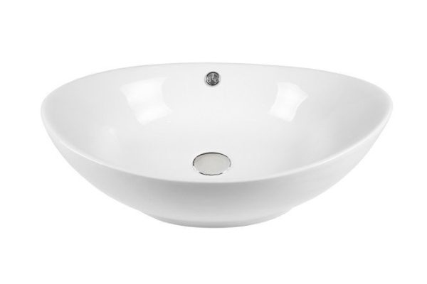 Раковина накладная BOND Oval S55-590 Накладная, 59х19х38 см