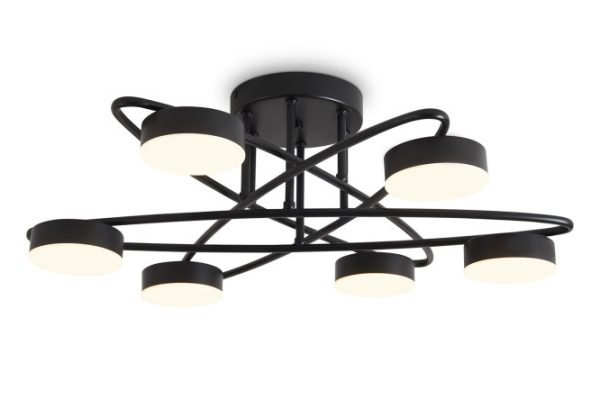 Светильник потолочный FREYA Vortex 15 кв.м., 60x19x60 см, LED