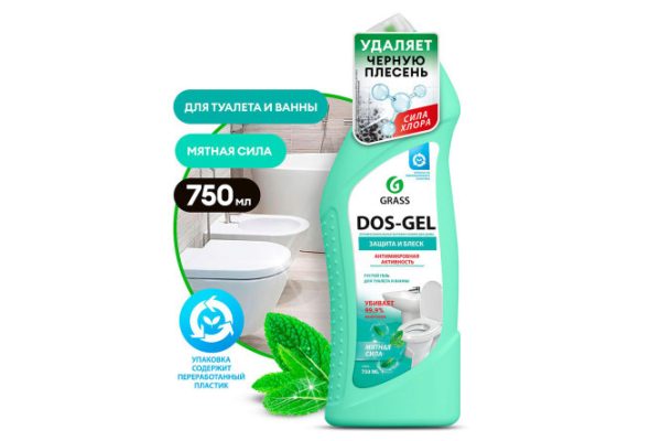 Чистящее средство GRASS Dos gel Мятная сила универсальное 0.75 л