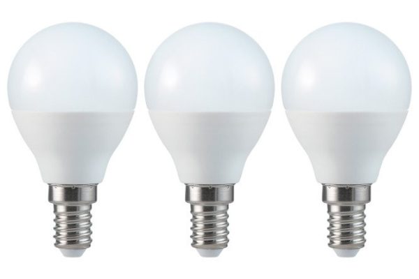 Набор ламп светодиодных Gauss Basic 10531152T, 3 шт., 5.5W, E14, Тёплый свет