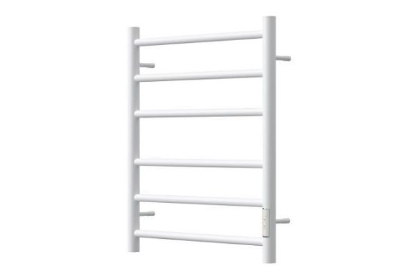 Полотенцесушитель электрический POINT Аврора П6, белый PN10856W 53.2х60х8.7 см