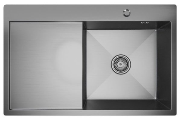 Мойка врезная MIXLINE Pro 551878 выпуск 3 1/2 78х50х20 см