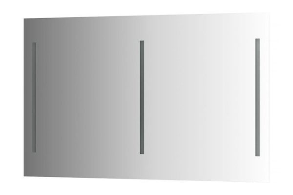 Зеркало настенное EVOFORM Lumline c 2-мя встроенными LUM-светильниками, BY 2021 120х75 см