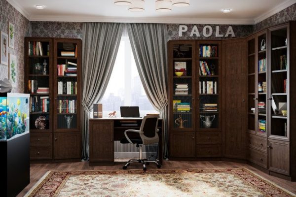 Модульный гарнитур Paola дуб апрель тёмный