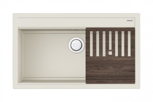 Мойка врезная OMOIKIRI Kitagawa 86-LB-WH 4993795, белый 86х51х20 см