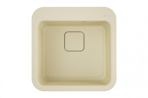 Мойка врезная OMOIKIRI Tasogare 51-BE 4993736, ваниль 51х51х19 см