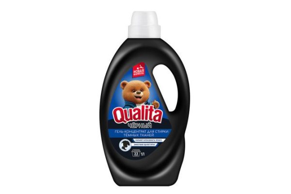 Гель для стирки Qualita для тёмных тканей